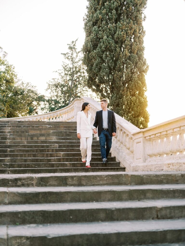 Florence pre-wedding photoshoot San Miniato